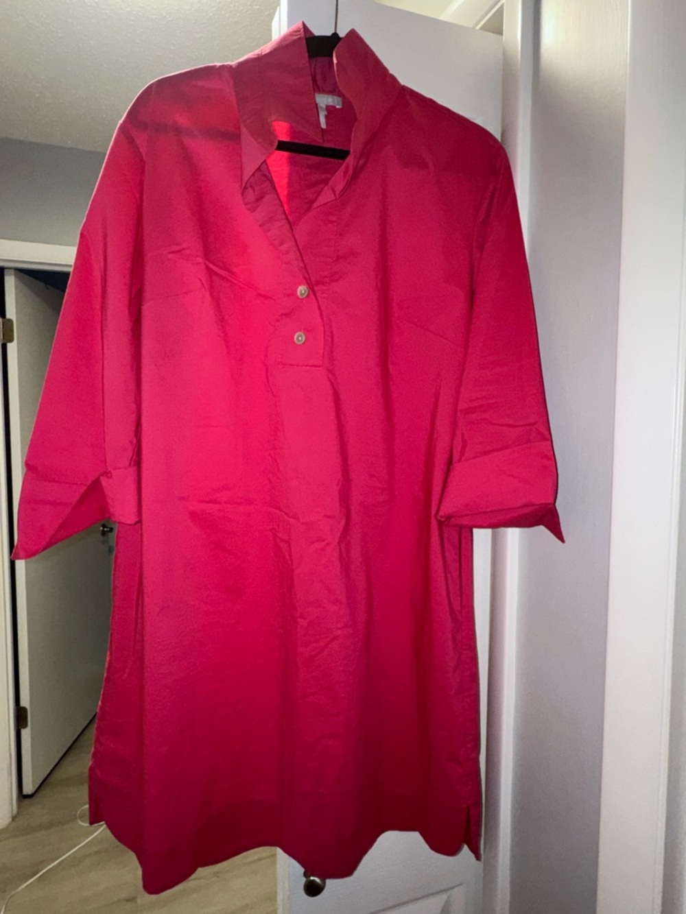 Hinson Wu Aileen Shift Dress, mid-pink sz XL